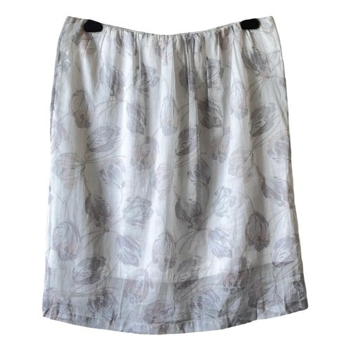 Pre-owned Dries Van Noten Mid-length Skirt In Grey