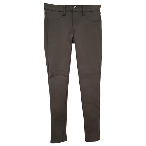 Pre-owned J Brand Trousers In Green