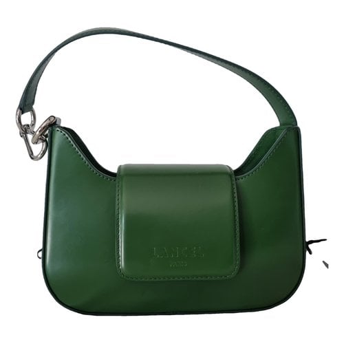 Pre-owned Lancel Leather Mini Bag In Green