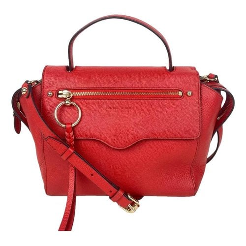 Pre-owned Rebecca Minkoff Leather Satchel In Red