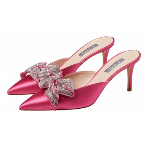 Pre-owned Sjp By Sarah Jessica Parker Cloth Heels In Pink