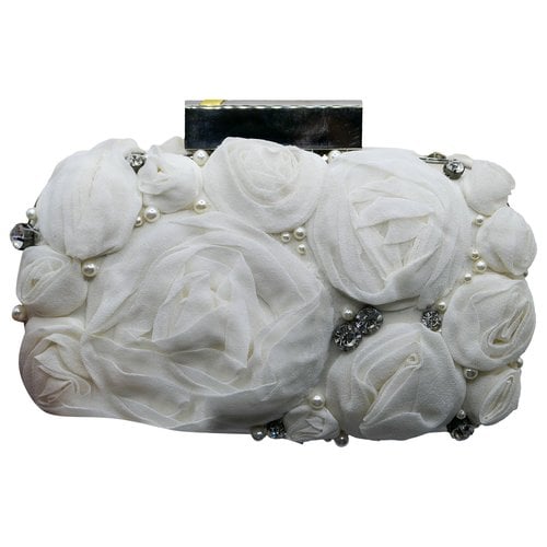 Pre-owned Matthew Williamson Cloth Clutch Bag In White