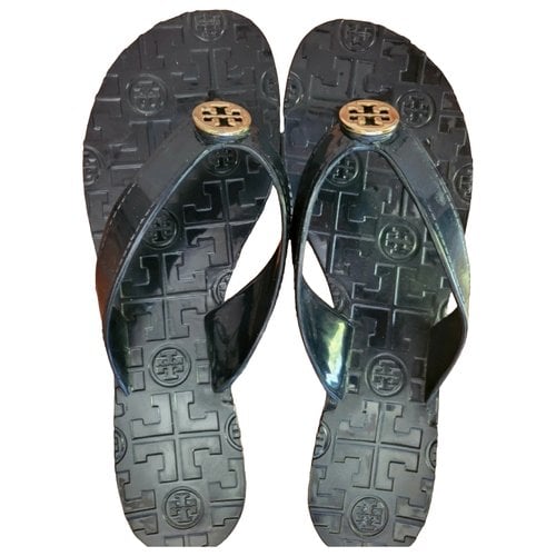 Pre-owned Tory Burch Leather Flip Flops In Other