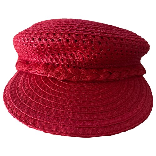 Pre-owned Eric Javits Cap In Red