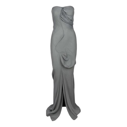 Pre-owned Vivienne Westwood Maxi Dress In Grey