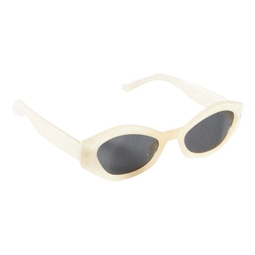 Pre-owned Anthropologie Sunglasses In White