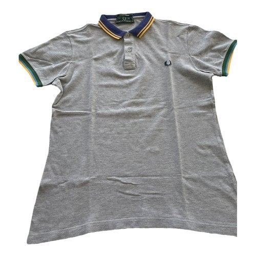Pre-owned Fred Perry Polo Shirt In Grey