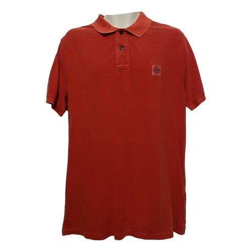 Pre-owned Stone Island Polo Shirt In Red