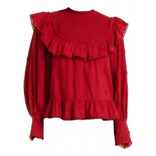 Pre-owned Farm Rio Blouse In Red
