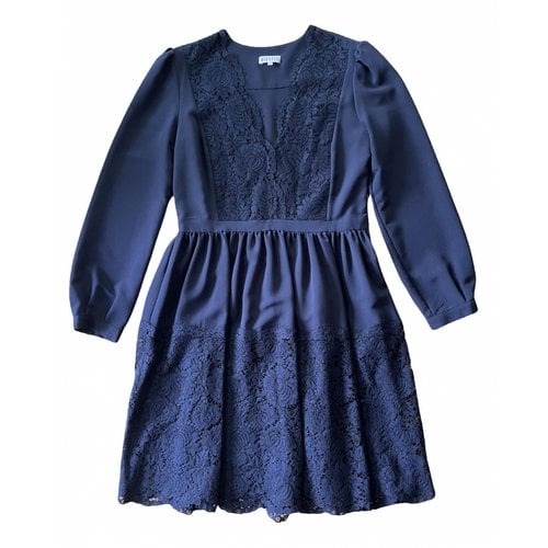 Pre-owned Claudie Pierlot Mini Dress In Blue