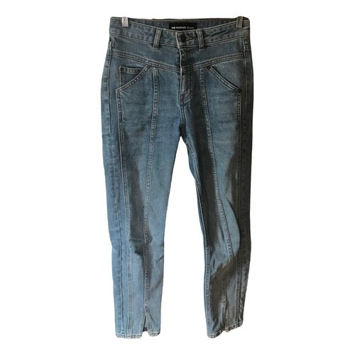 Pre-owned The Kooples Fall Winter 2019 Short Jeans In Blue