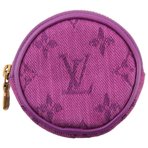 Pre-owned Louis Vuitton Cloth Bag Charm In Purple