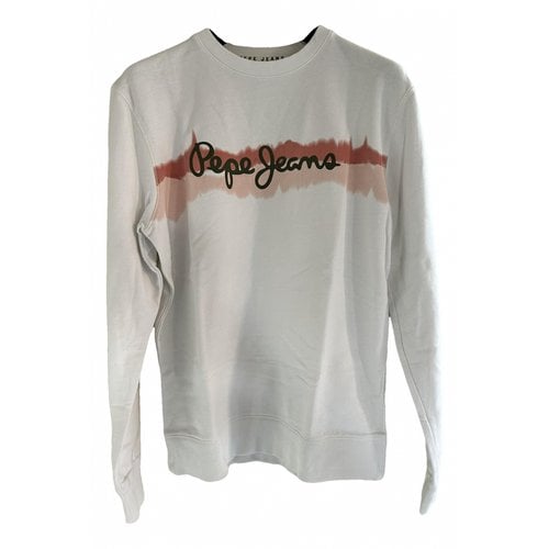 Pre-owned Pepe Jeans Sweatshirt In White