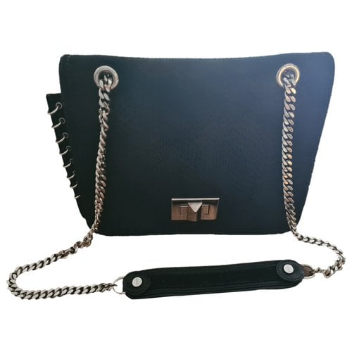 Pre-owned Emilio Pucci Leather Handbag In Black