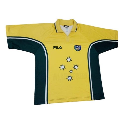 Pre-owned Fila Shirt In Yellow