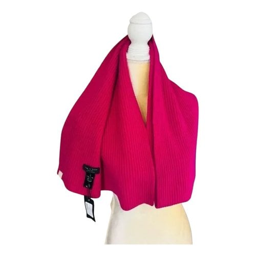 Pre-owned Rag & Bone Cashmere Scarf In Pink