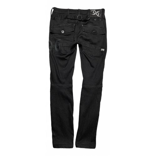 Pre-owned G-star Raw Trousers In Black