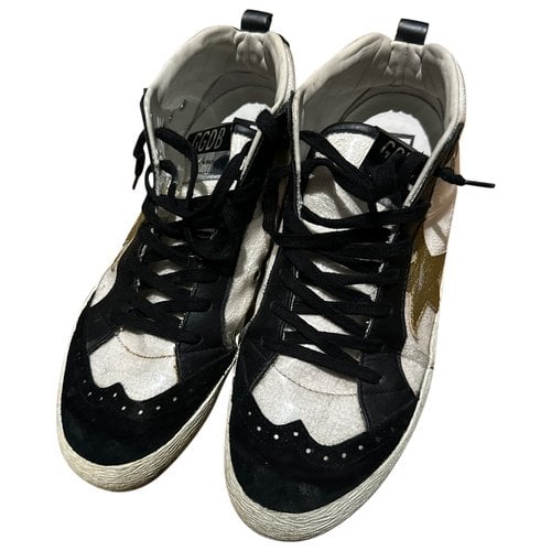 Pre-owned Golden Goose Mid Star Trainers In Multicolour