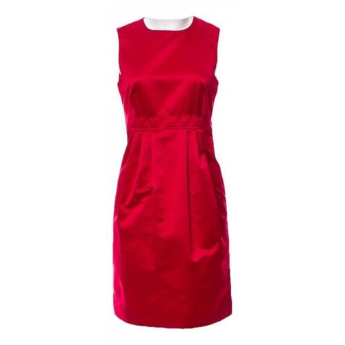 Pre-owned Burberry Mini Dress In Red