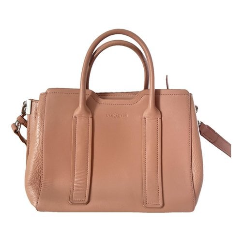 Pre-owned Lancaster Leather Handbag In Pink