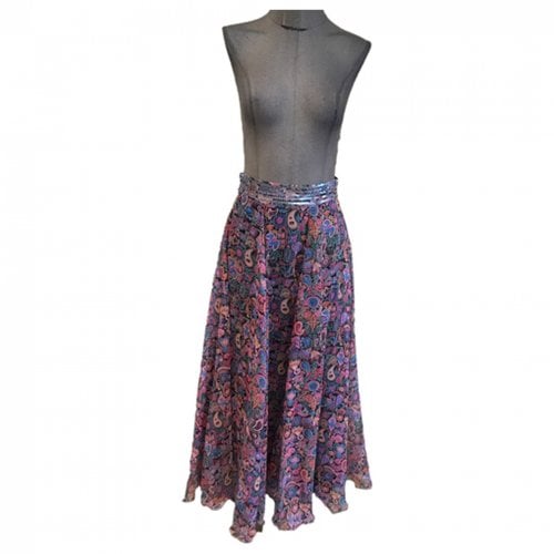 Pre-owned Zadig & Voltaire Maxi Skirt In Multicolour