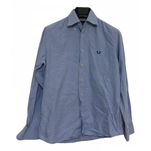 Pre-owned Fred Perry Shirt In Blue