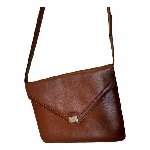 Pre-owned Valextra Leather Crossbody Bag In Brown