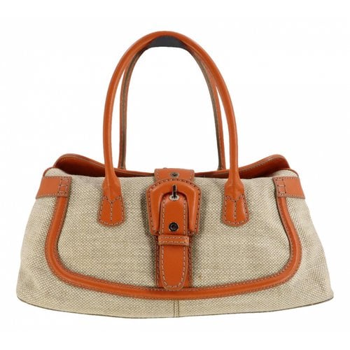 Pre-owned Tod's Leather Handbag In Orange