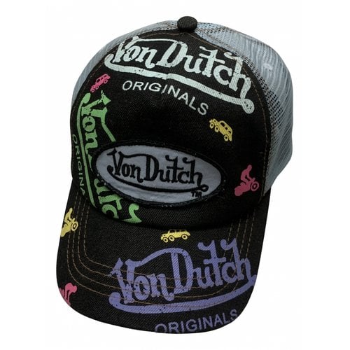 Pre-owned Von Dutch Hat In Blue