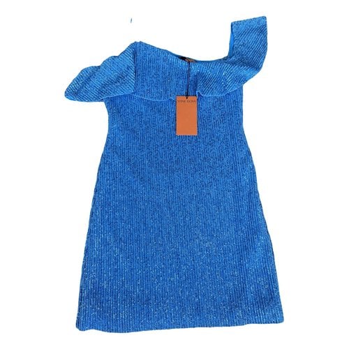 Pre-owned Stine Goya Mini Dress In Blue
