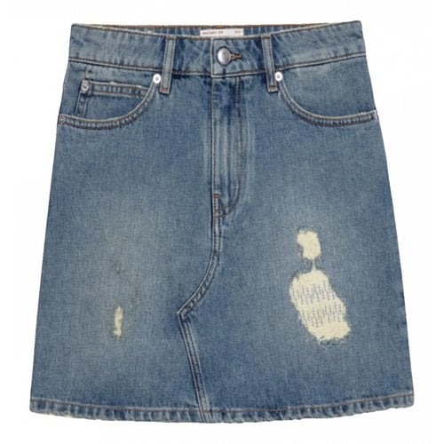 Pre-owned Zadig & Voltaire Spring Summer 2020 Mini Skirt In Blue