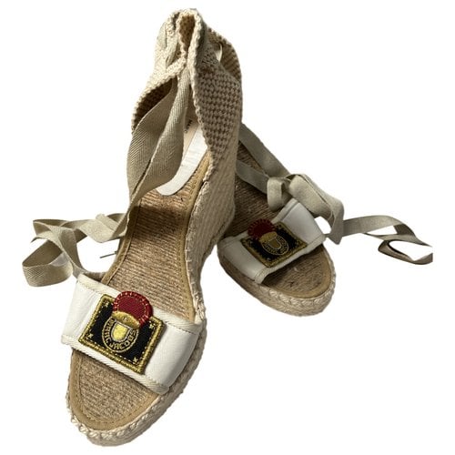 Pre-owned Marc Jacobs Cloth Espadrilles In Multicolour