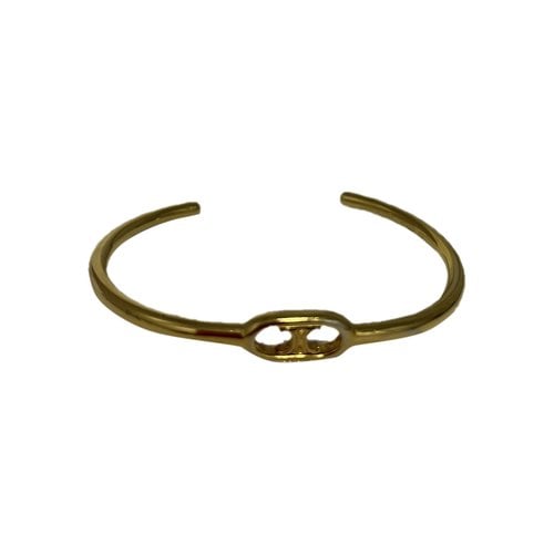 Pre-owned Celine Silver Bracelet In Gold
