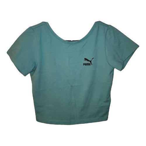 Pre-owned Puma Top In Turquoise
