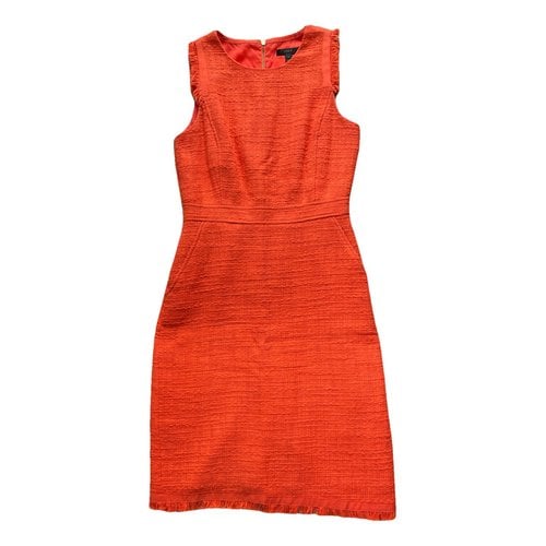 Pre-owned Jcrew Mid-length Dress In Orange