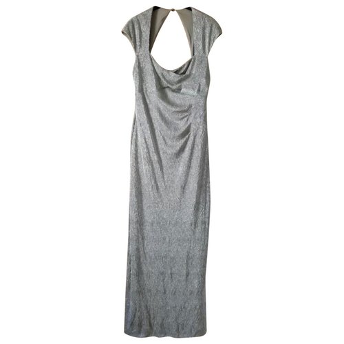 Pre-owned Lauren Ralph Lauren Maxi Dress In Grey