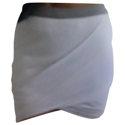 Pre-owned Alexander Wang Mini Skirt In White