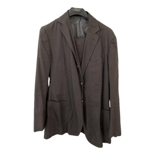 Pre-owned Stile Latino Suit In Brown