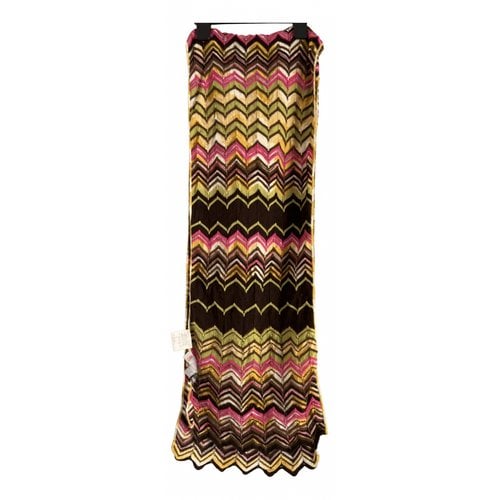 Pre-owned Missoni Wool Scarf In Multicolour