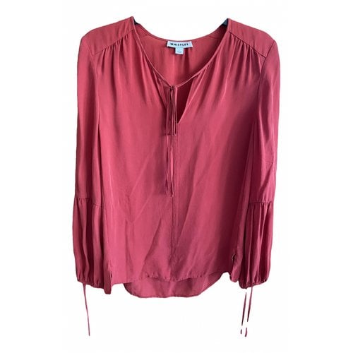 Pre-owned Whistles Blouse In Red