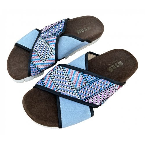 Pre-owned Msgm Sandal In Multicolour