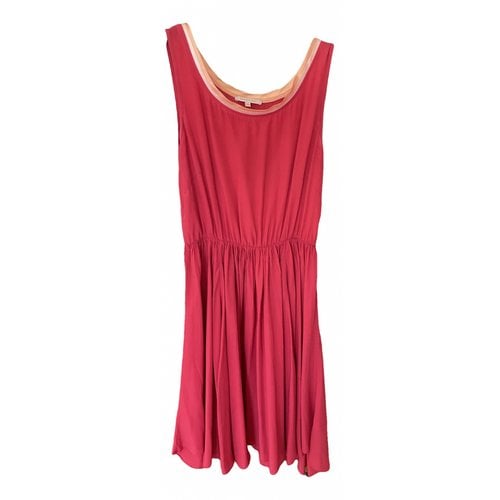 Pre-owned Patrizia Pepe Silk Mid-length Dress In Pink