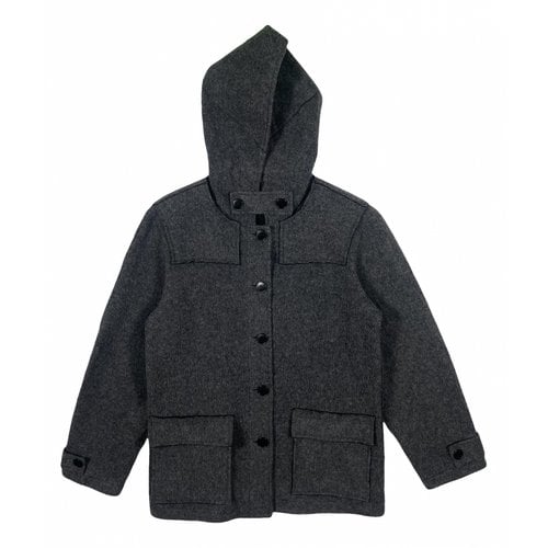 Pre-owned Agnès B. Wool Jacket In Grey