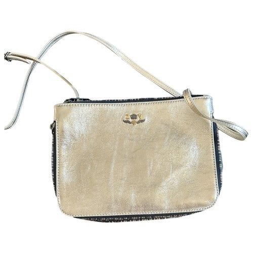 Pre-owned Zadig & Voltaire Leather Crossbody Bag In Gold