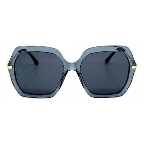 Pre-owned Jimmy Choo Oversized Sunglasses In Grey