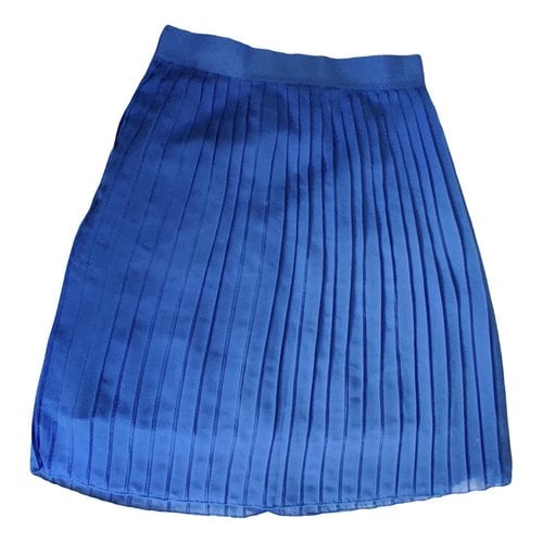 Pre-owned Adidas Originals Mid-length Skirt In Blue