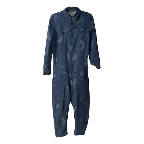 Pre-owned G-star Raw Cashmere Jumpsuit In Navy