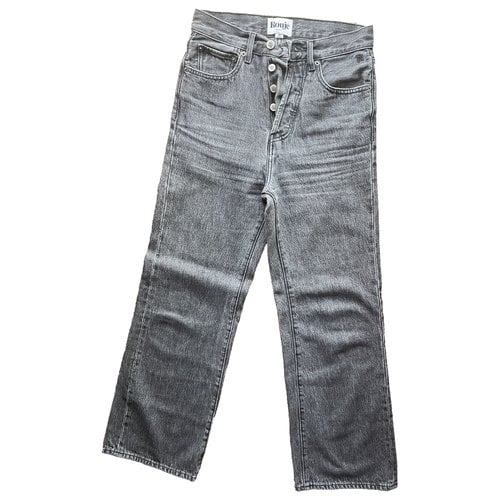 Pre-owned Rouje Bootcut Jeans In Grey