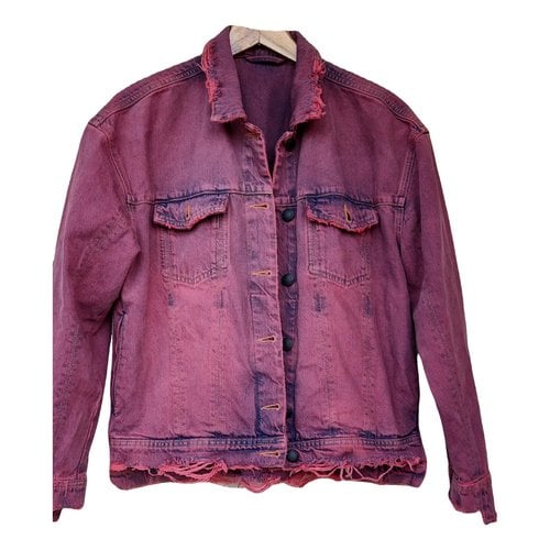 Pre-owned Won Hundred Jacket In Pink