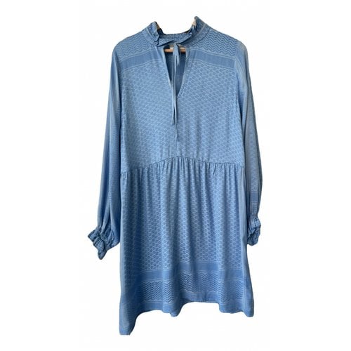 Pre-owned Cecilie Copenhagen Mid-length Dress In Blue